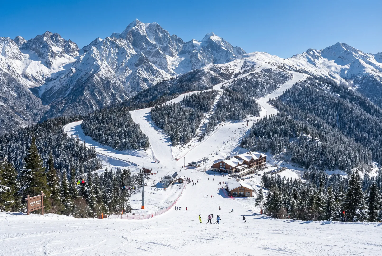 Xiling Snow Mountain ski resort