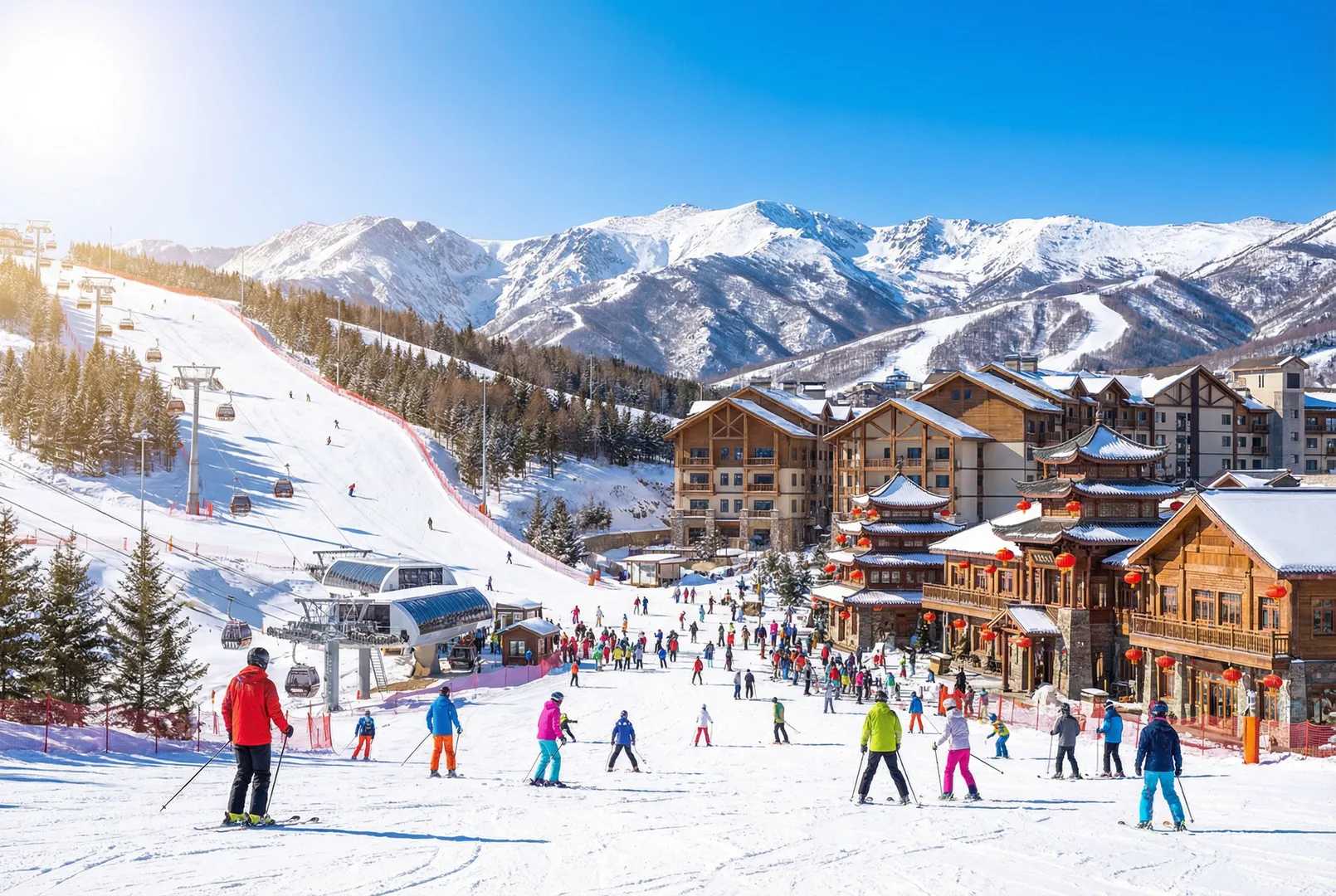 Yuanbao Shan ski resort