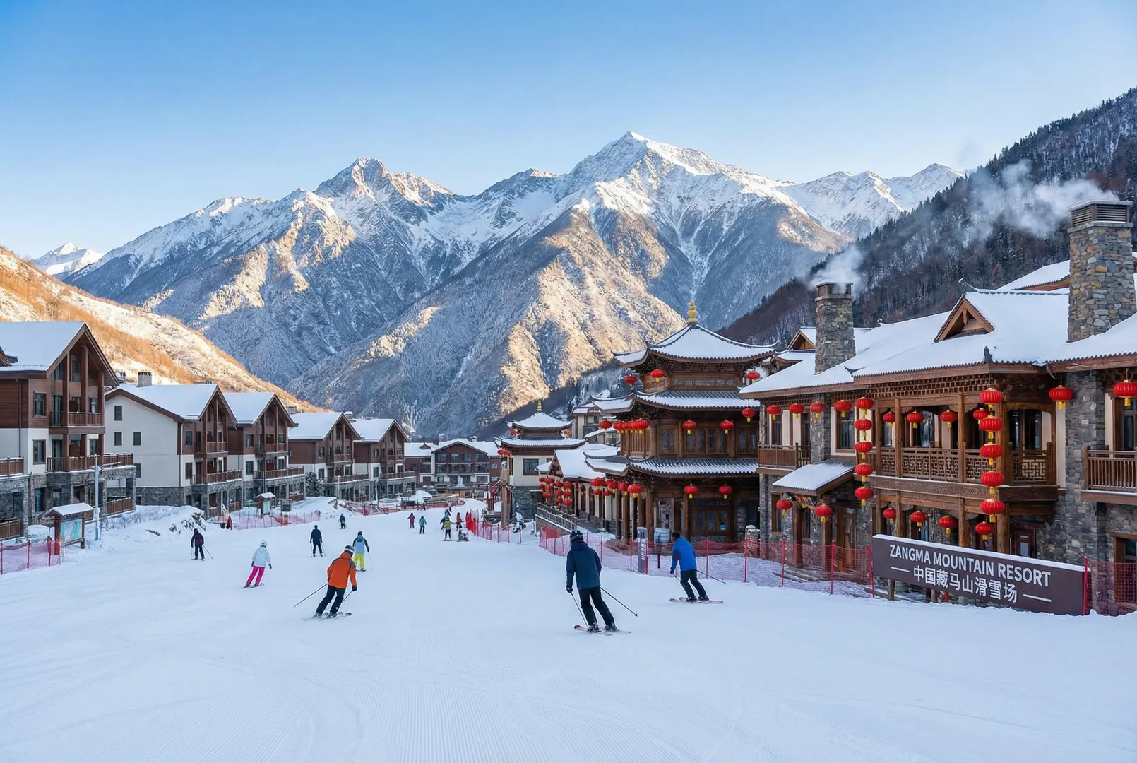 Zangma Mountain ski resort