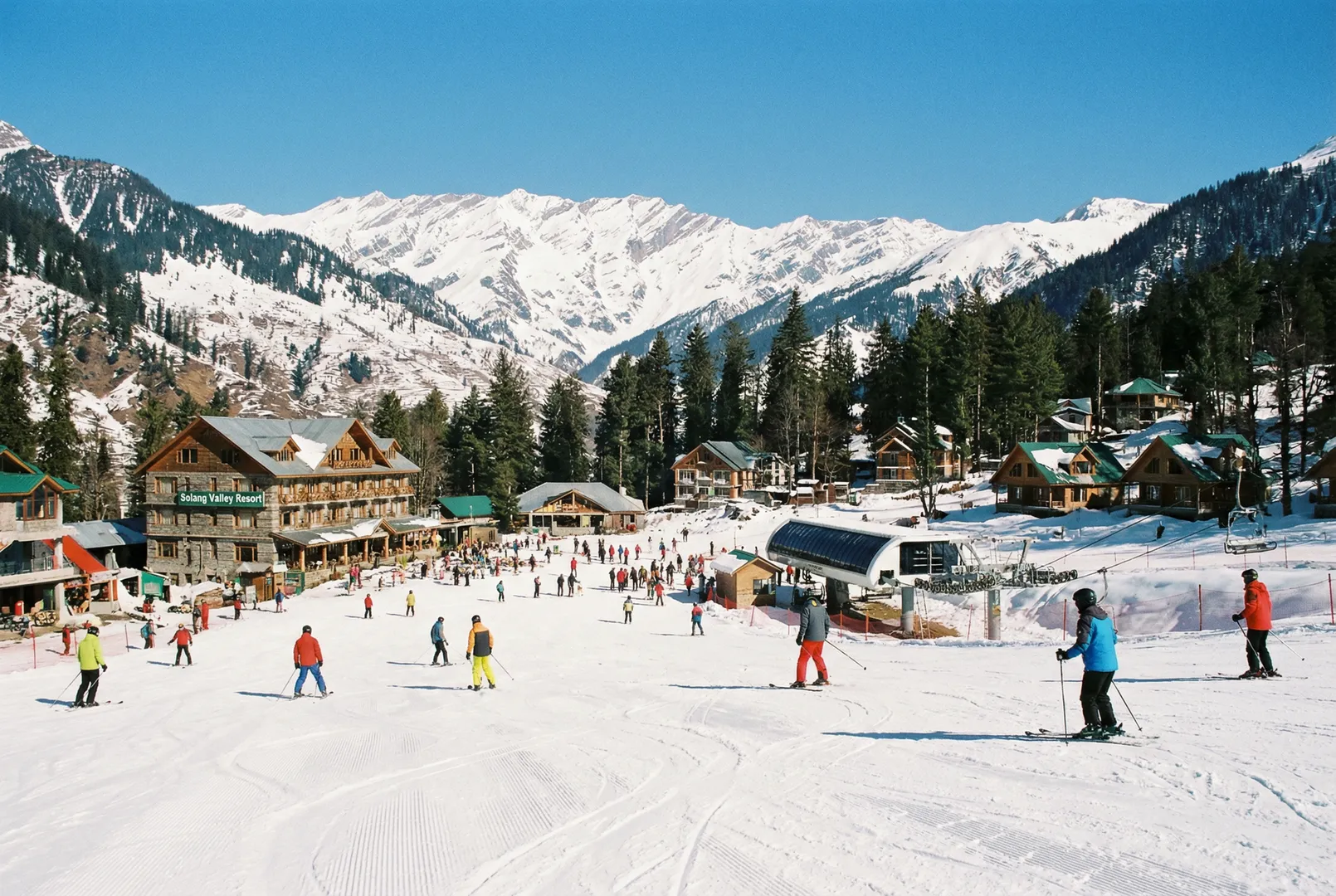 Solang Nullaha (Kullu Valley) ski resort