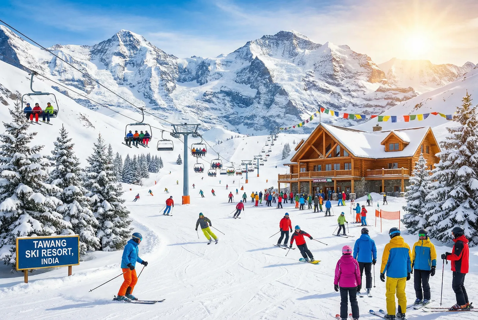 Tawang Arunachal Pradesh ski resort