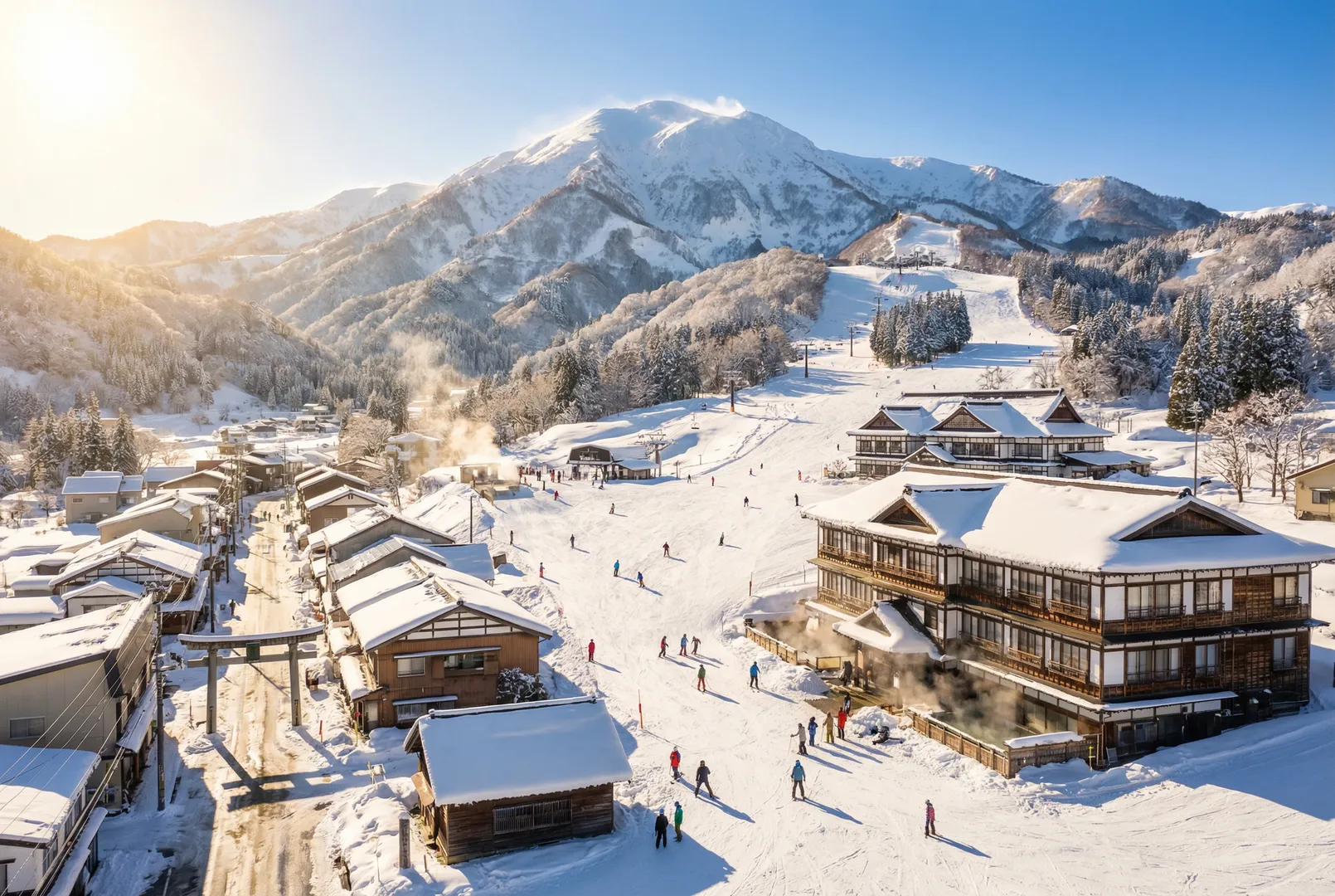 Hakusan Ichirino Onsen ski resort