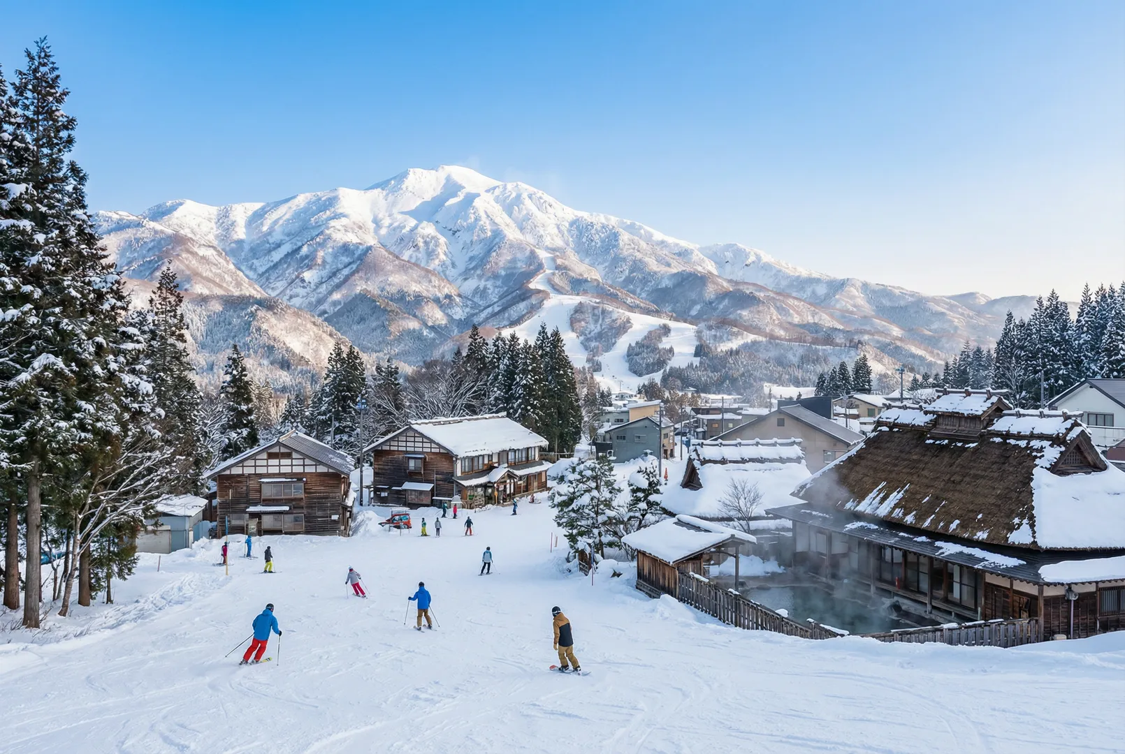 Hakusan Shiramine Onsen ski resort