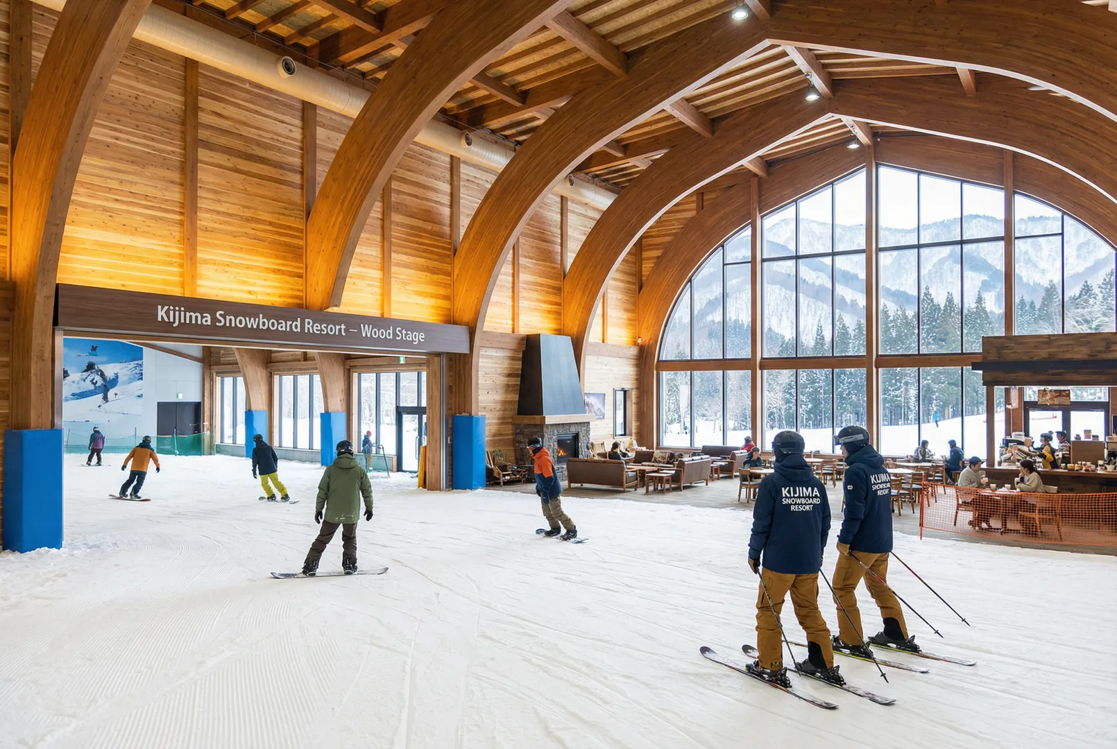 Kijima Snowboard Resort – Wood Stage (indoor ski area) ski resort