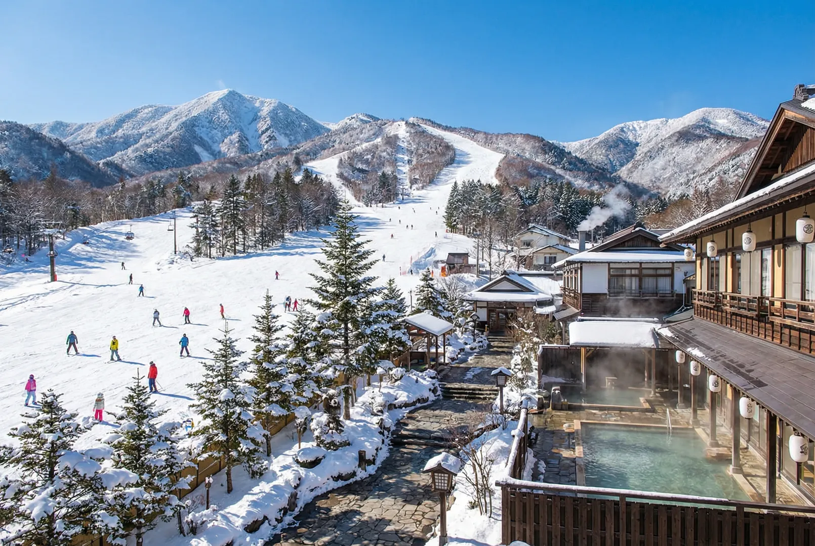 Manza Onsen ski resort