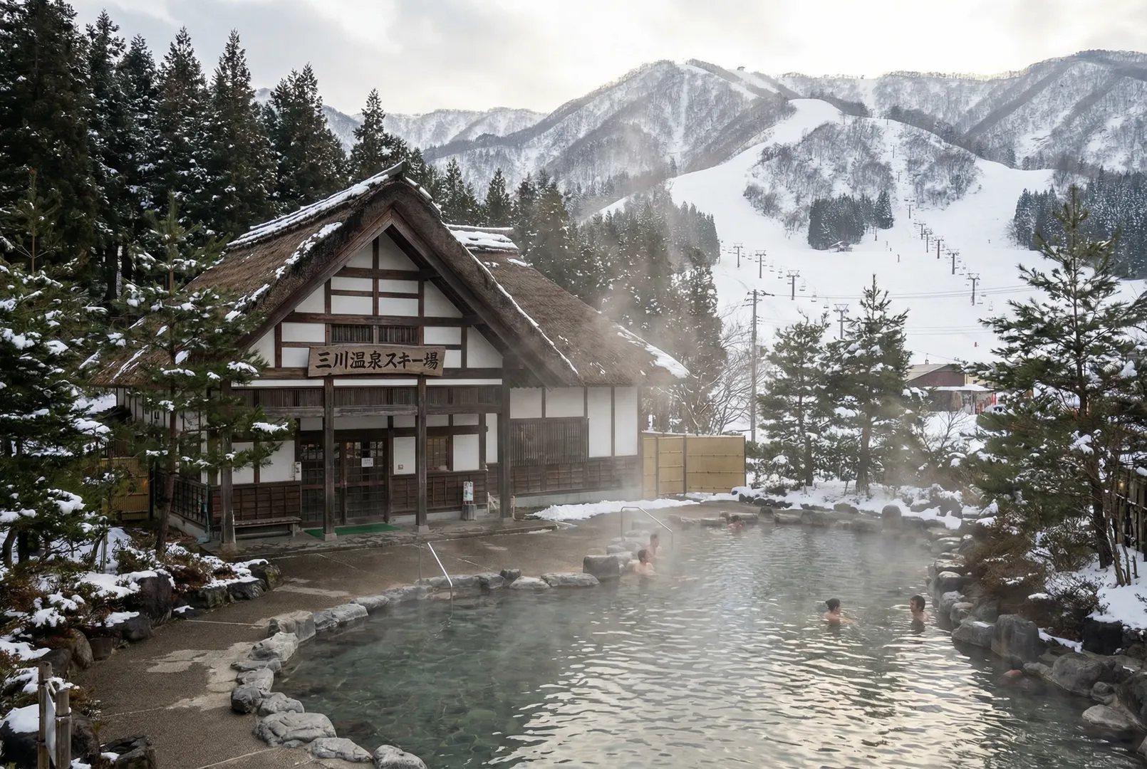 Mikawa Onsen ski resort