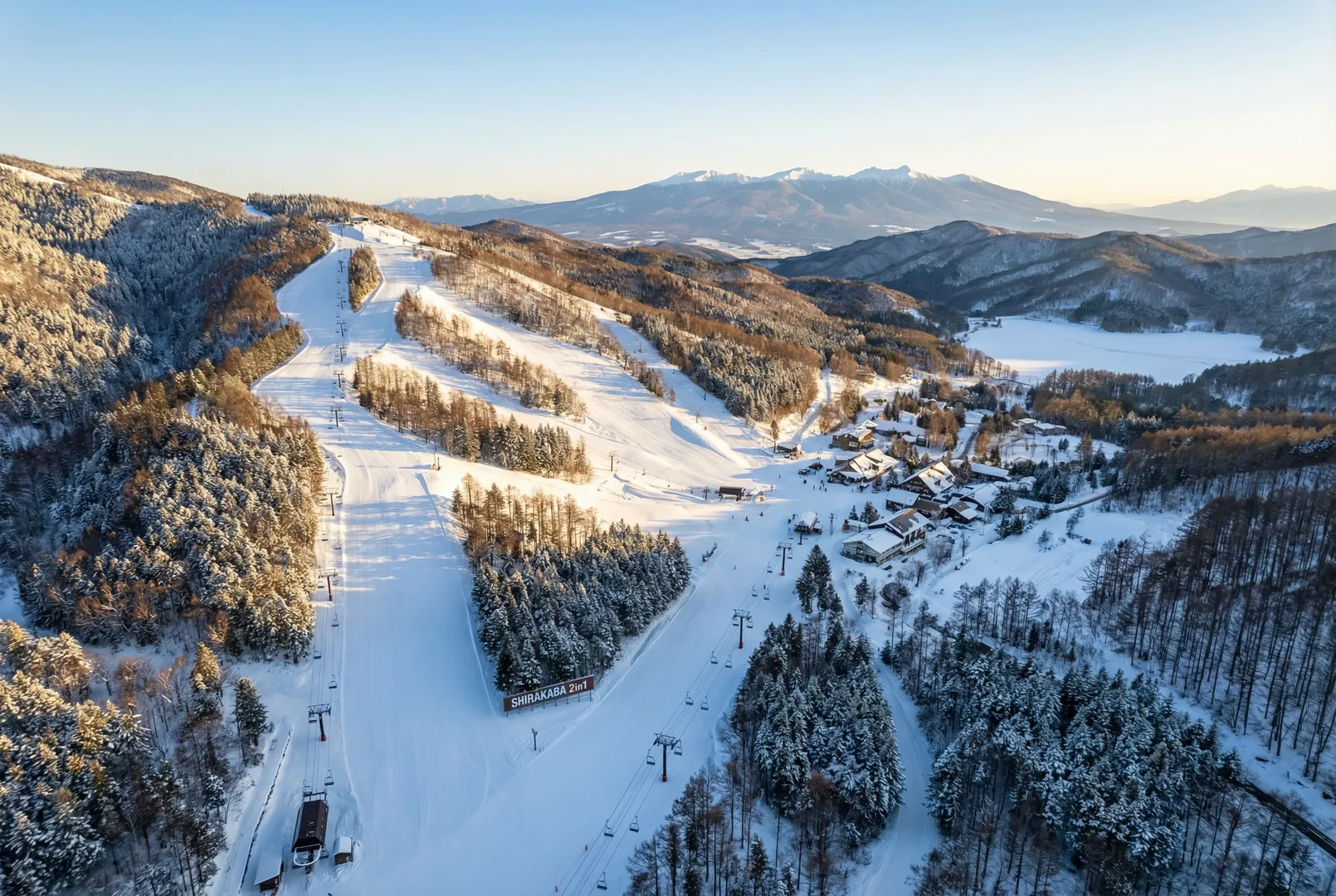 Shirakaba 2in1 ski resort
