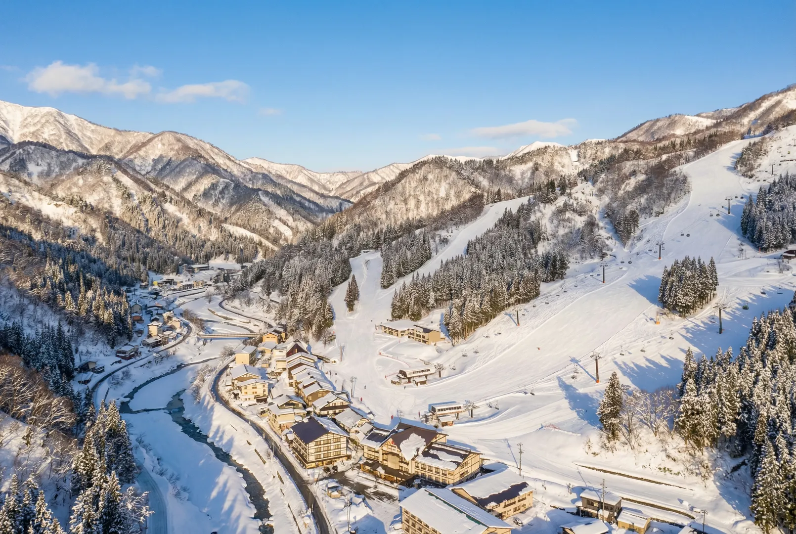 Unazuki Onsen ski resort