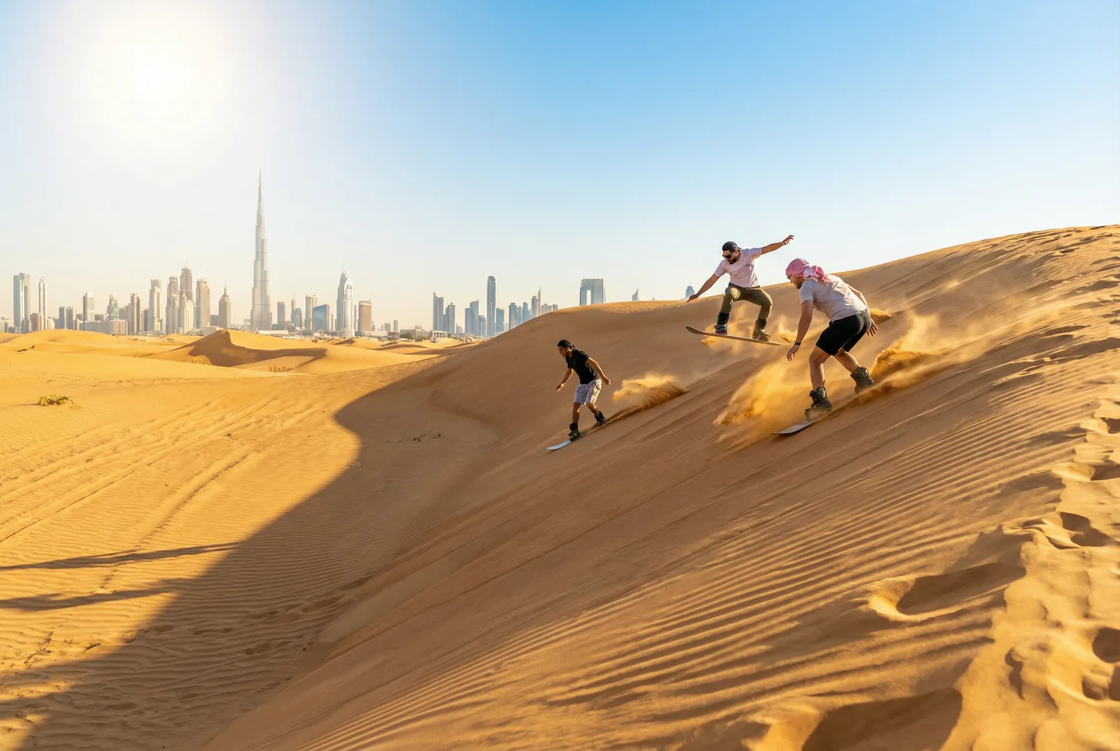 Sandboarding Dubai (sand ski area) ski resort