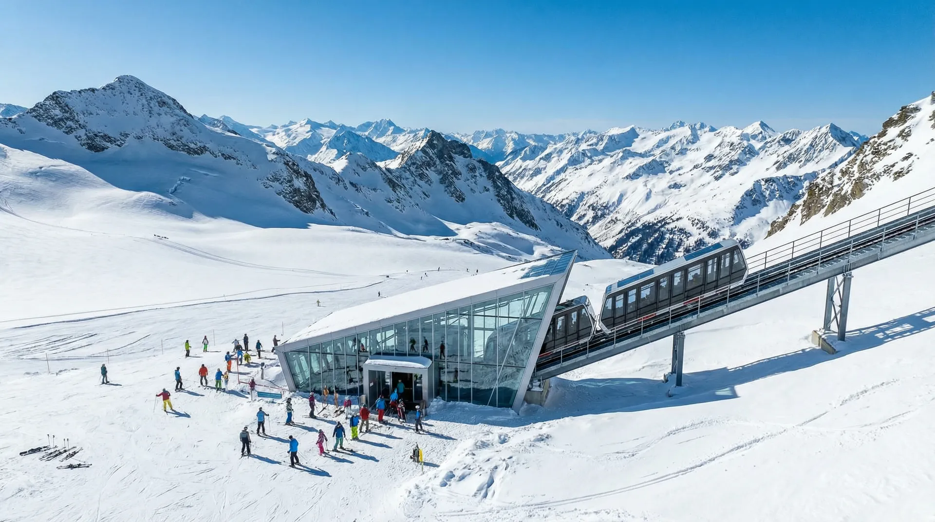 Moelltal Glacier (Mölltaler Gletscher) ski resort