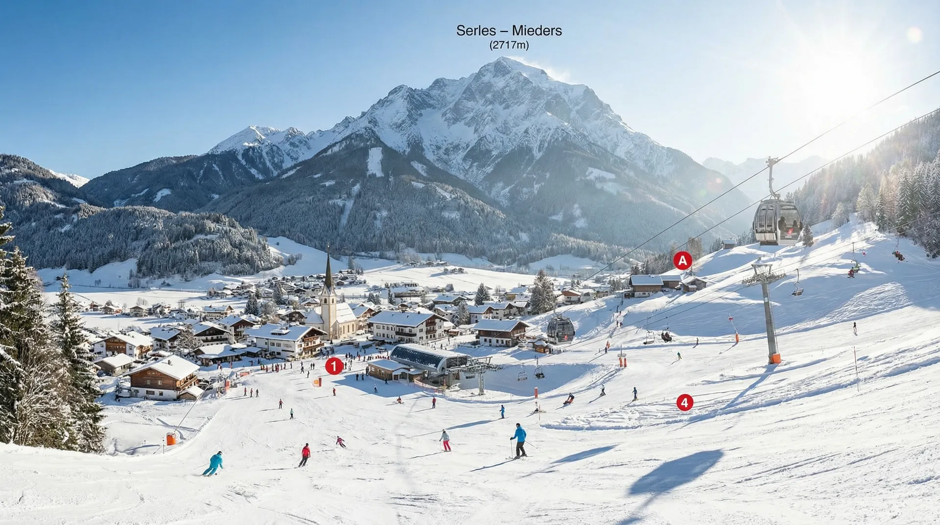 Serles – Mieders ski resort