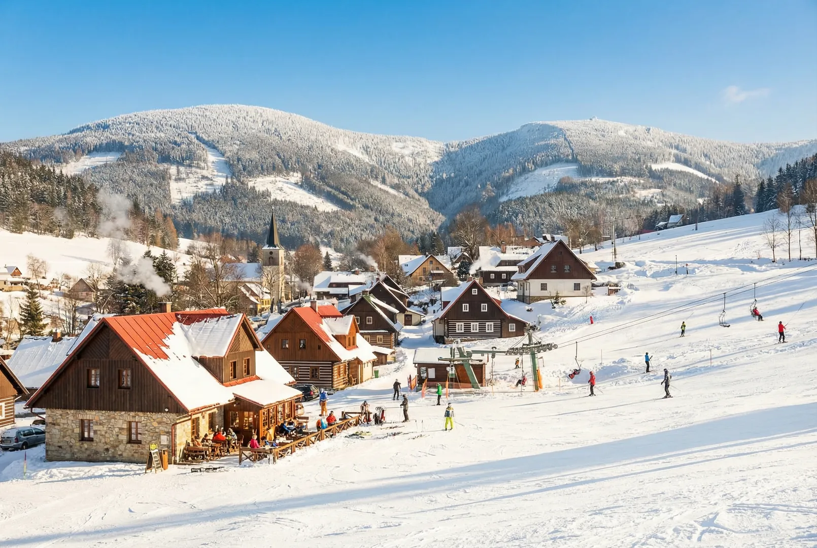 Bret – Prkenný Důl (Žacléř) ski resort