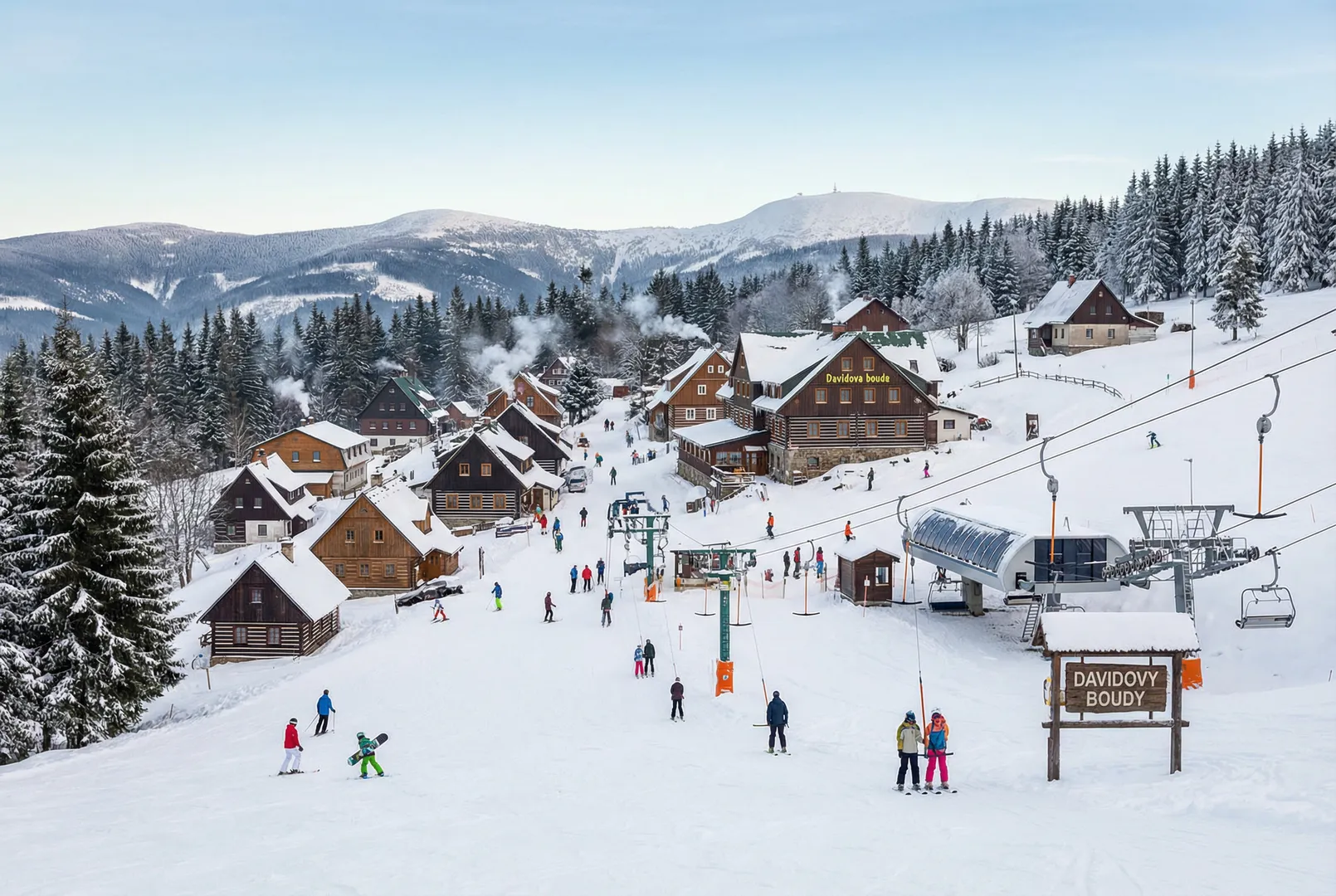 Davidovy boudy ski resort