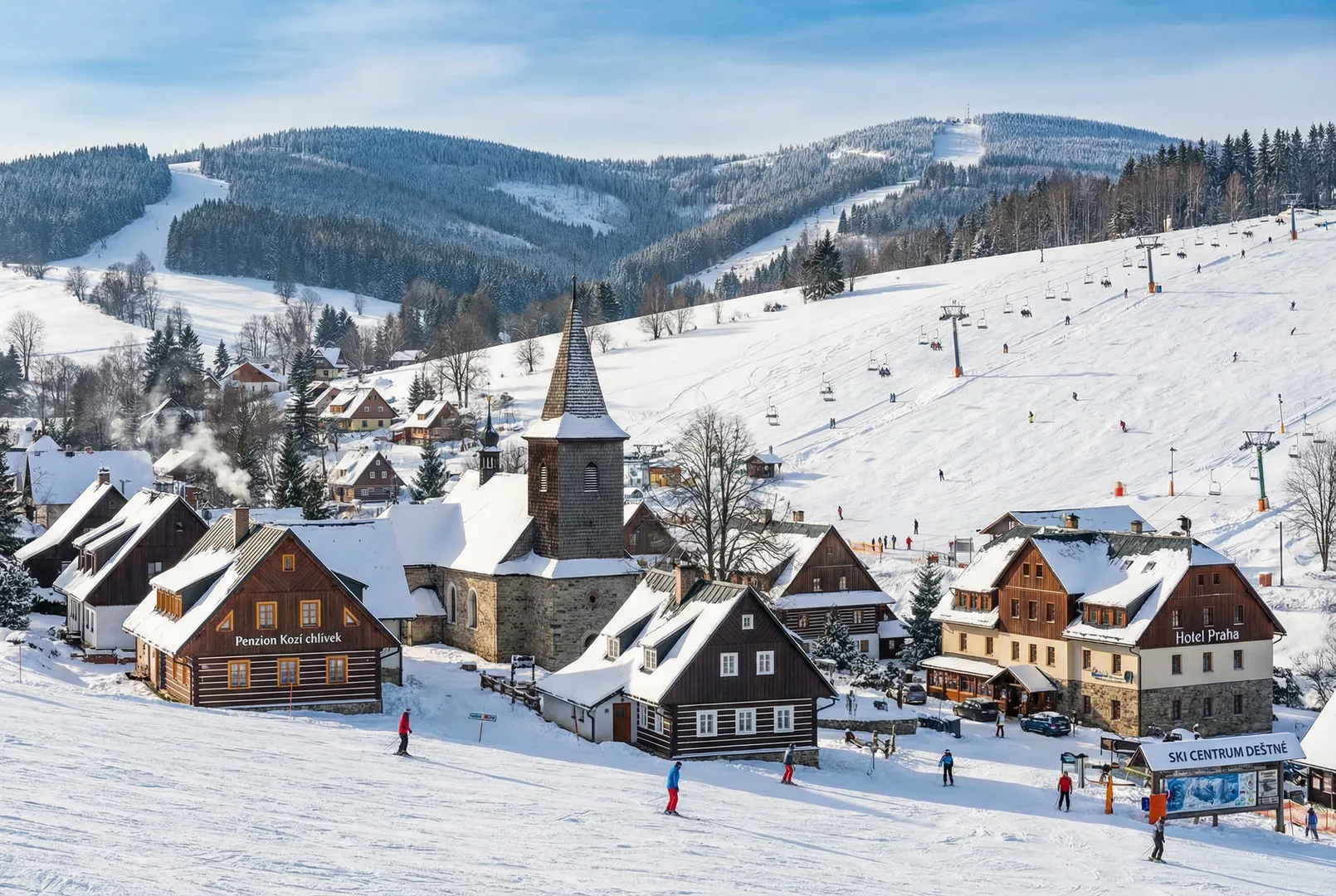 Deštné ski resort