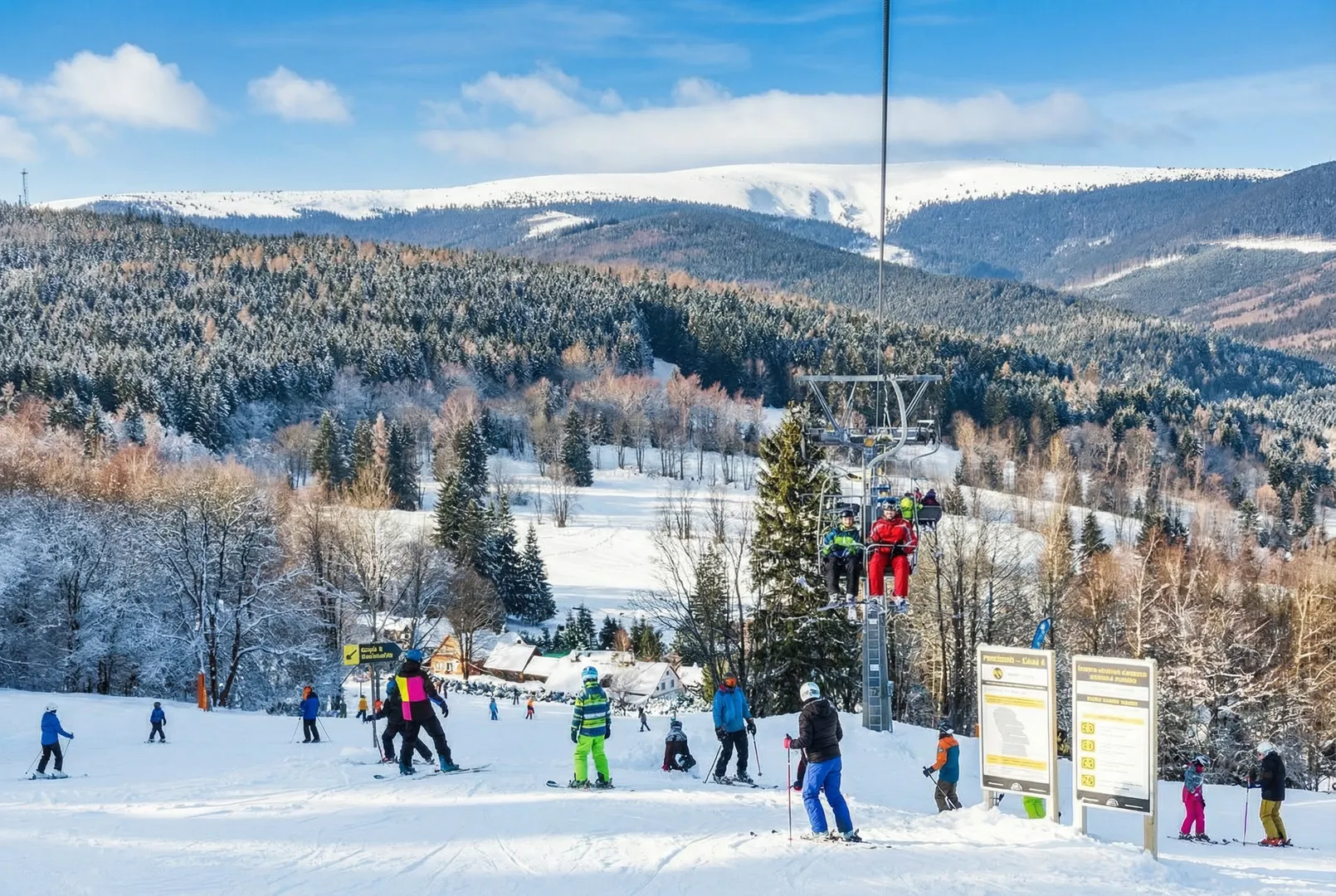 Klobouk – Malá Morávka (Ski Karlov) ski resort