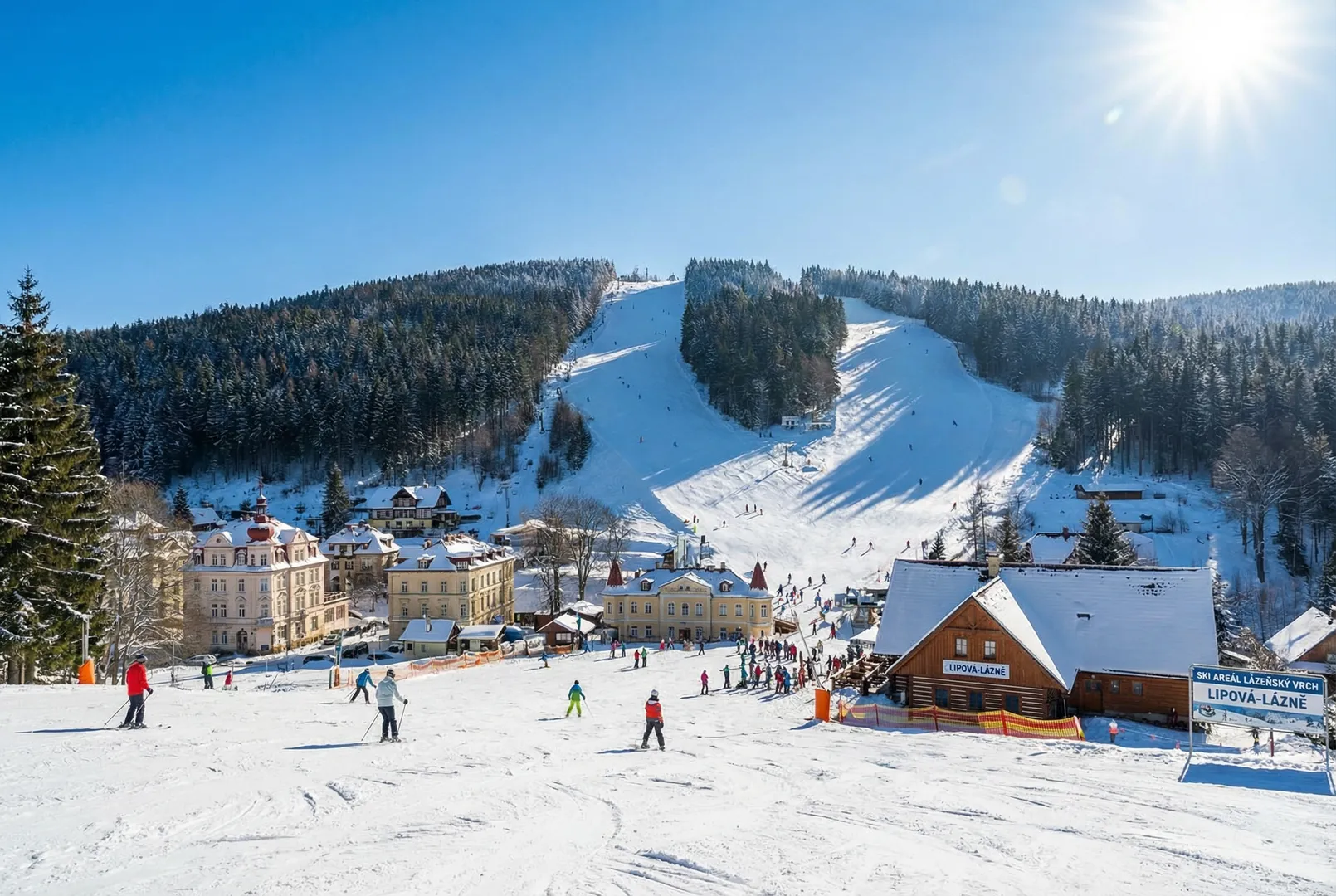 Lázeňský vrch – Lipová Lázně ski resort