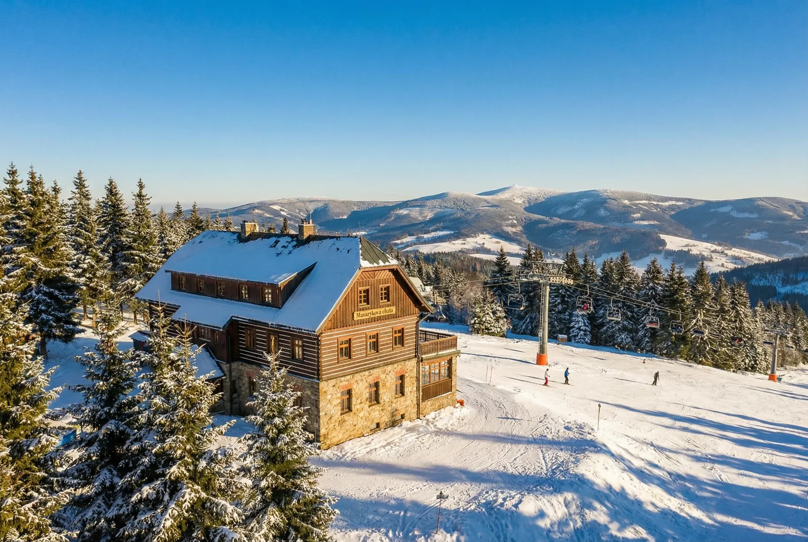 Masarykova chata – Šerlich ski resort