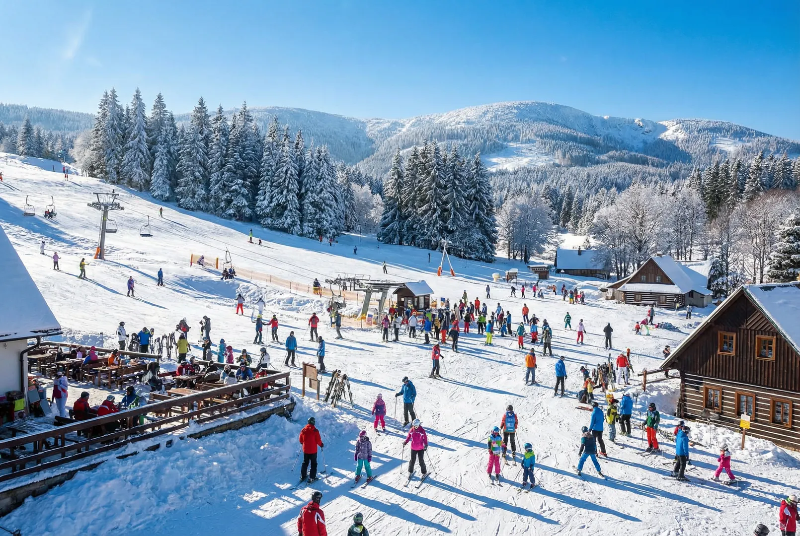 Mladé Buky ski resort