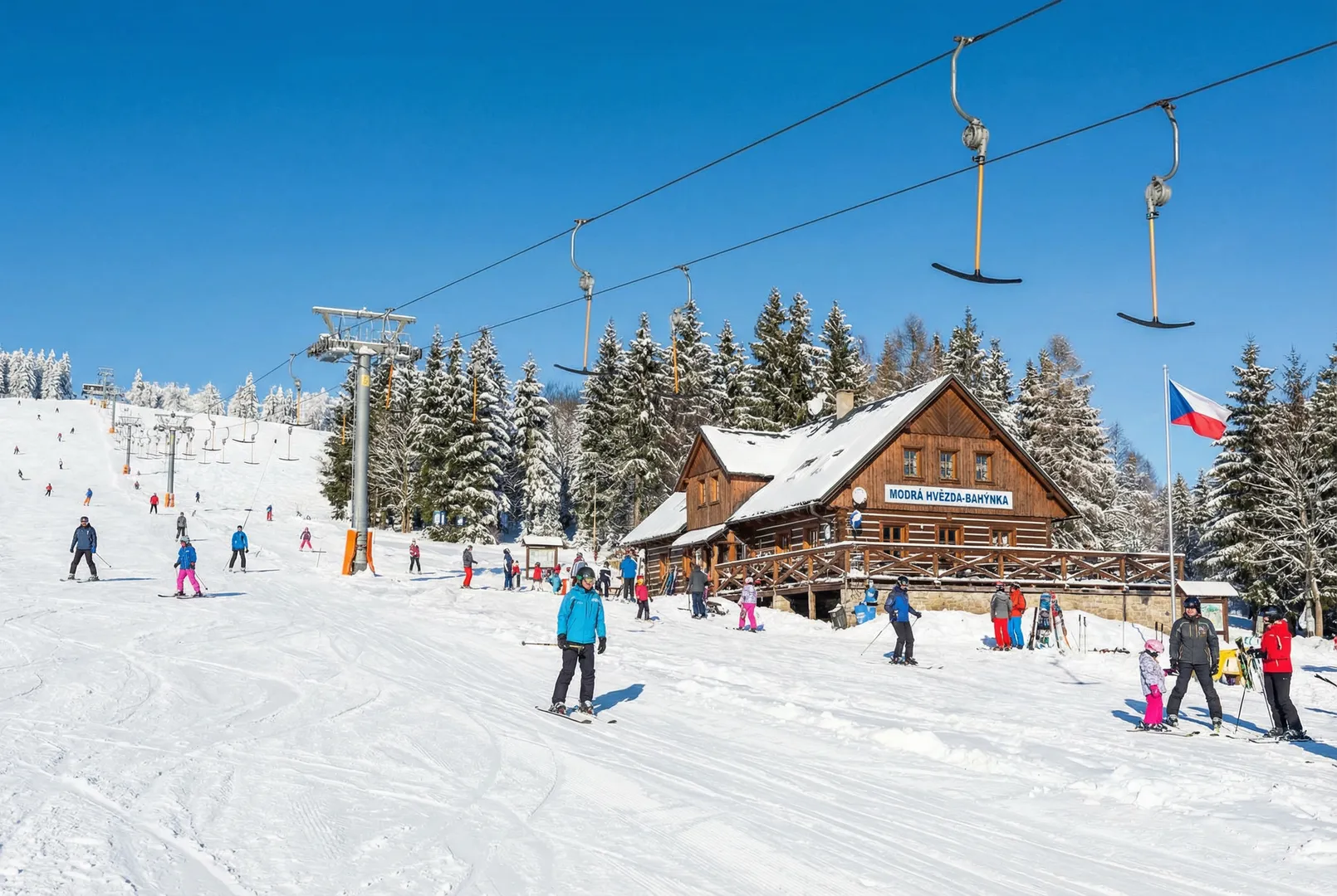 Modrá Hvězda-Bahýnka ski resort