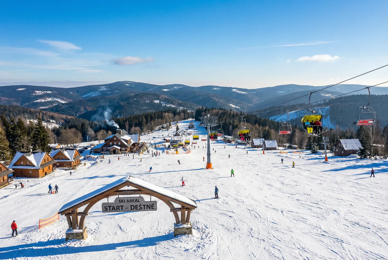 Start – Deštné v Orlických horách ski resort