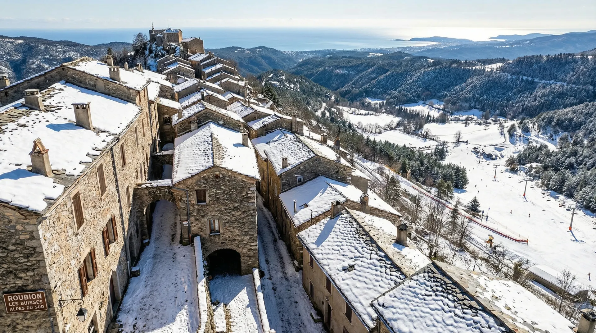 Roubion les Buisses ski resort
