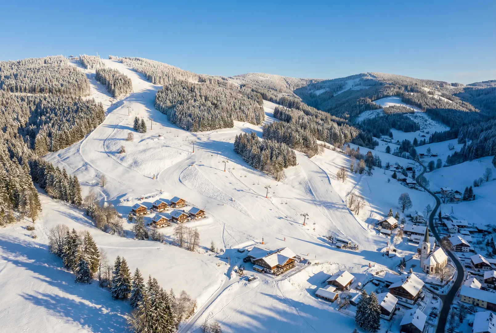 Mönchswald – Mitteleschenbach ski resort