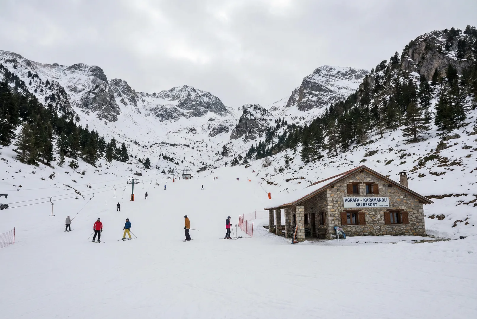 Agrafa – Karamanoli ski resort