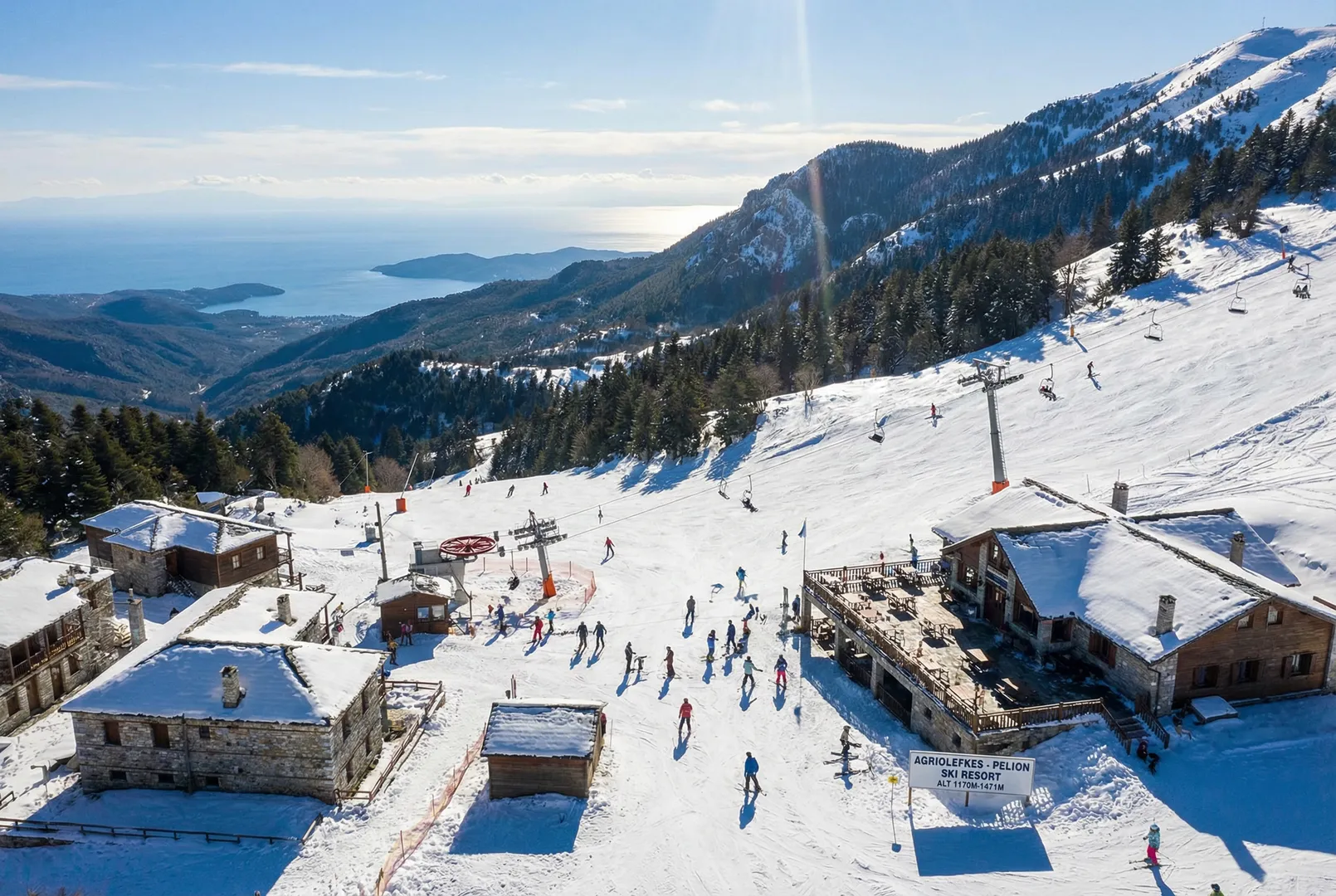 Agriolefkes – Pelion ski resort