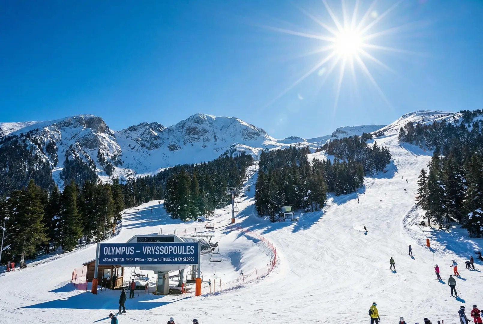 Olympus – Vryssopoules ski resort