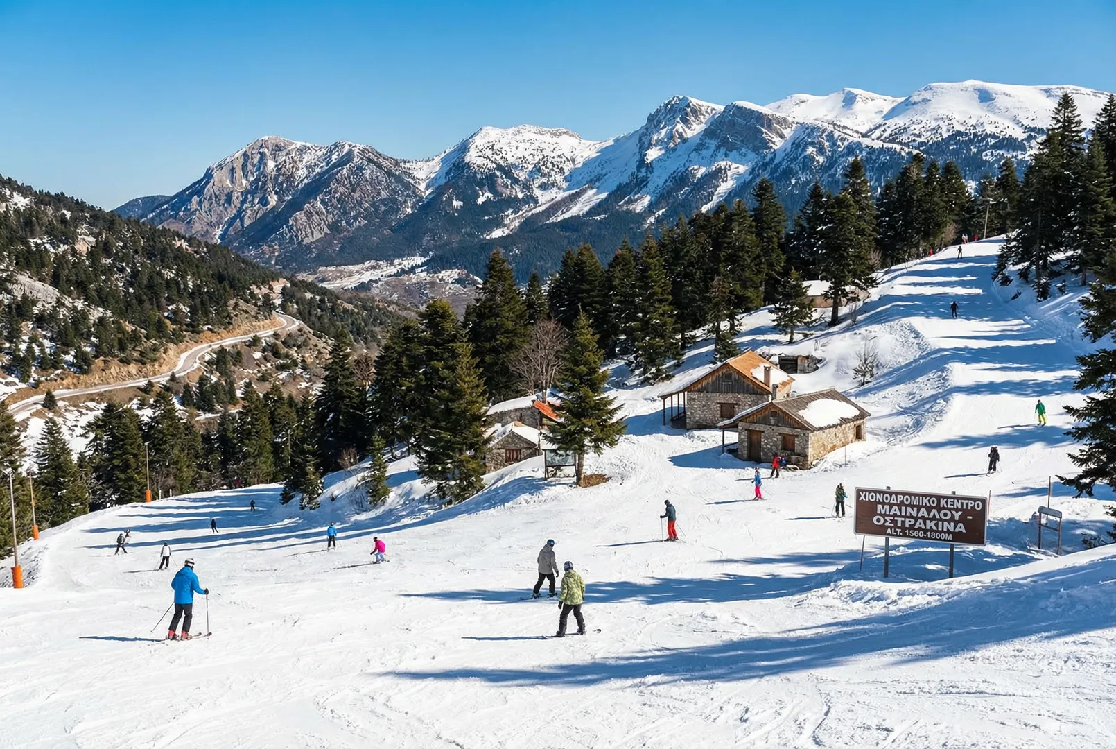 Ostrakina – Mainalon ski resort