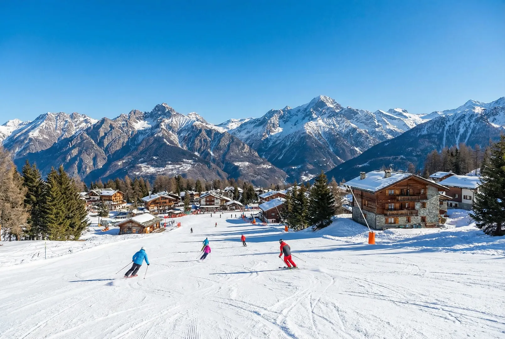 Crévacol ski resort