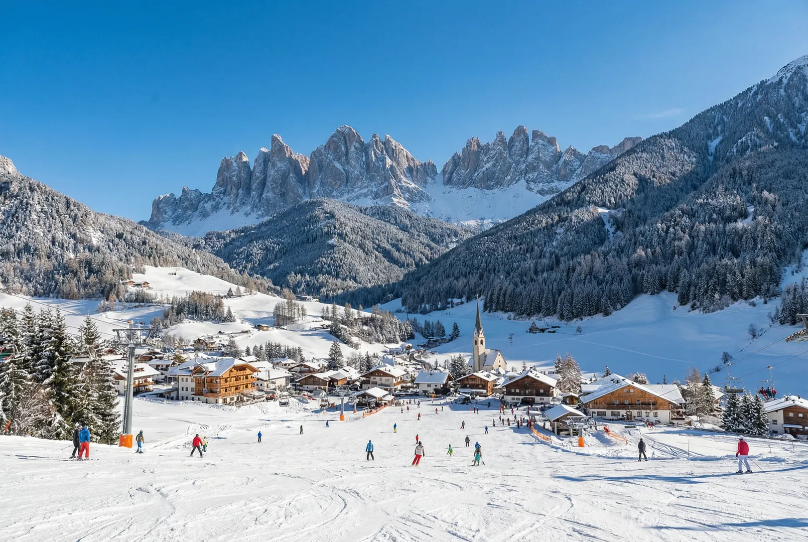 Funes (Villnöss) ski resort