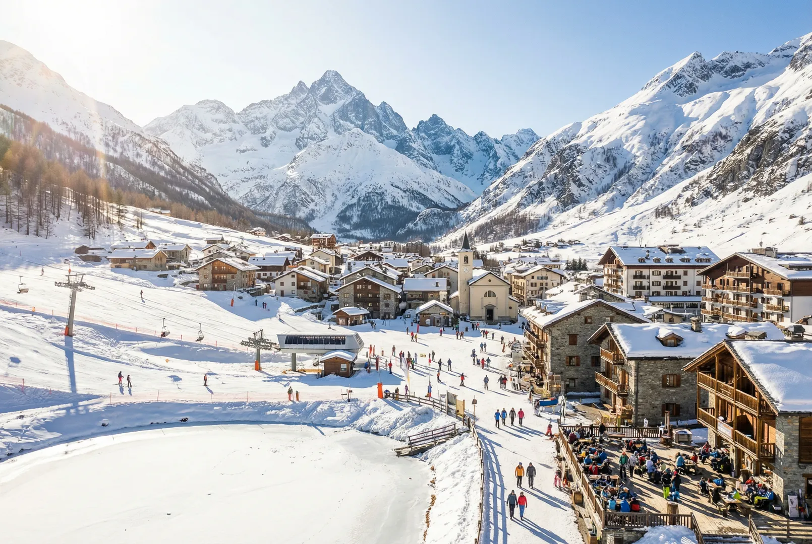 Pontechianale ski resort