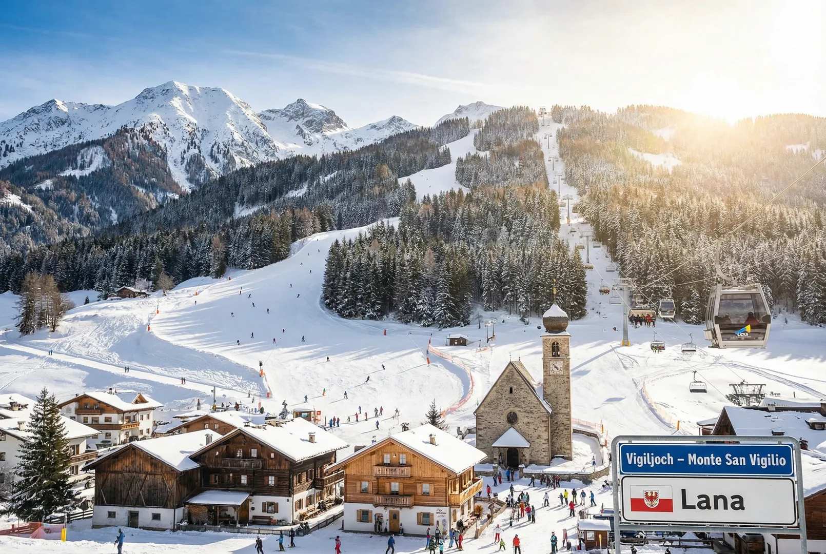 Vigiljoch (Monte San Vigilio) – Lana ski resort