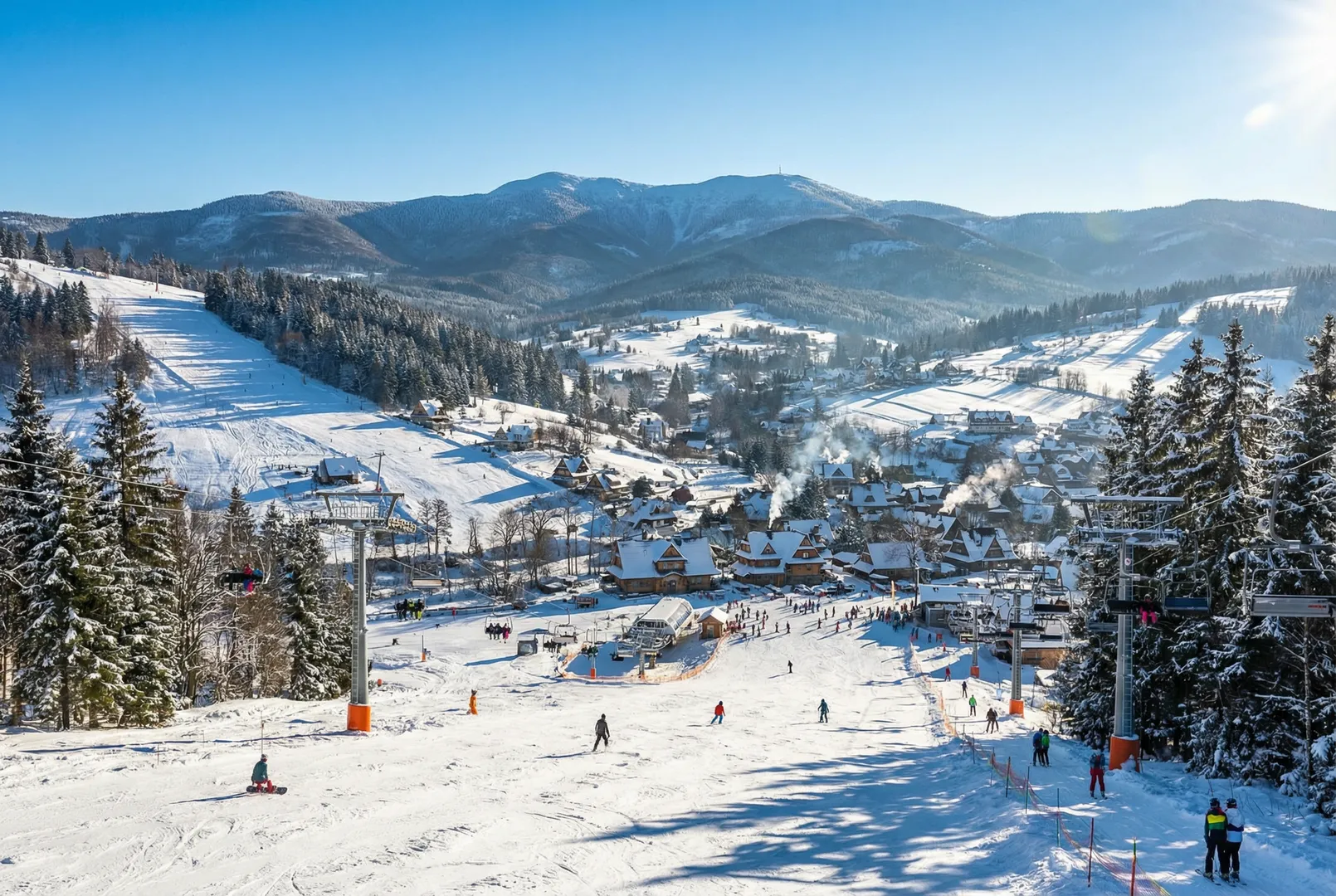 Mosorny Groń – Zawoja ski resort