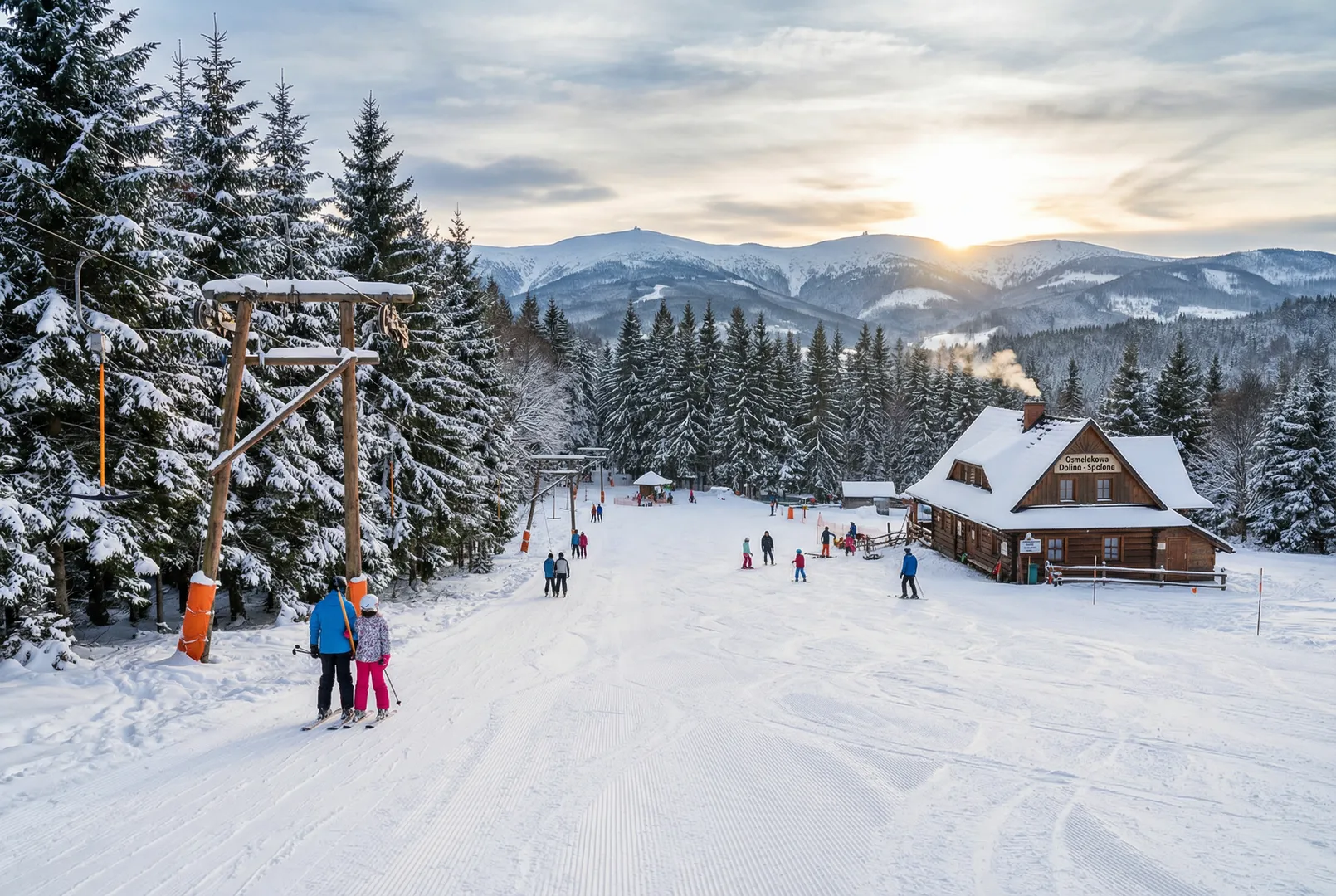 Osmelakowa Dolina – Spalona ski resort