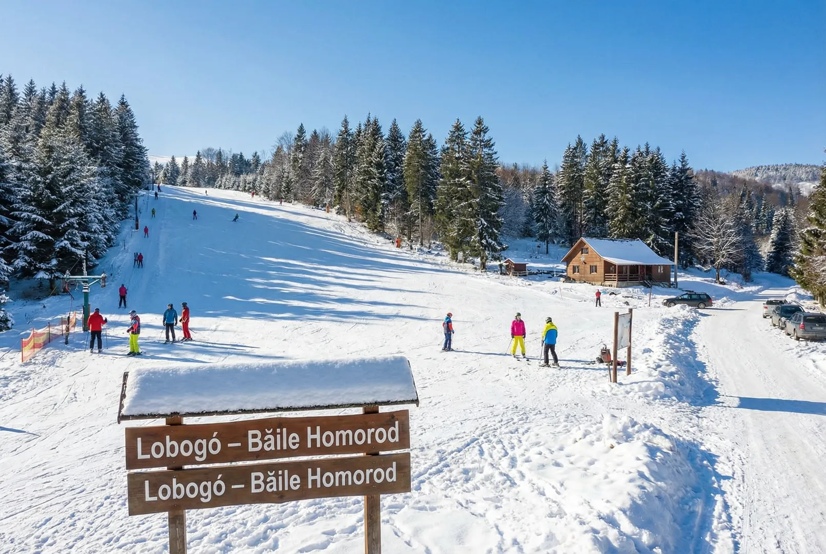 Lobogó – Băile Homorod ski resort