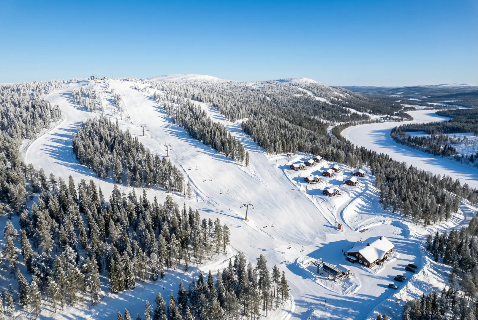 Bomyrberget – Vuollerim ski resort