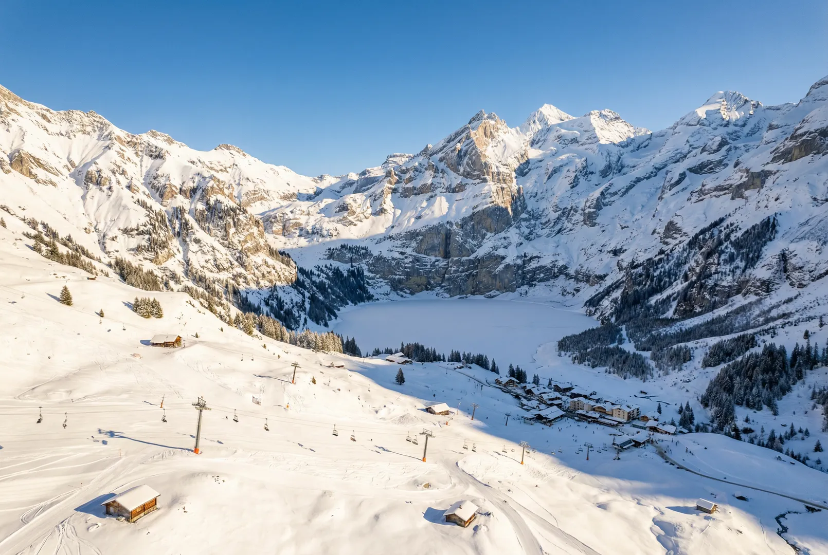 Oeschinensee – Kandersteg ski resort