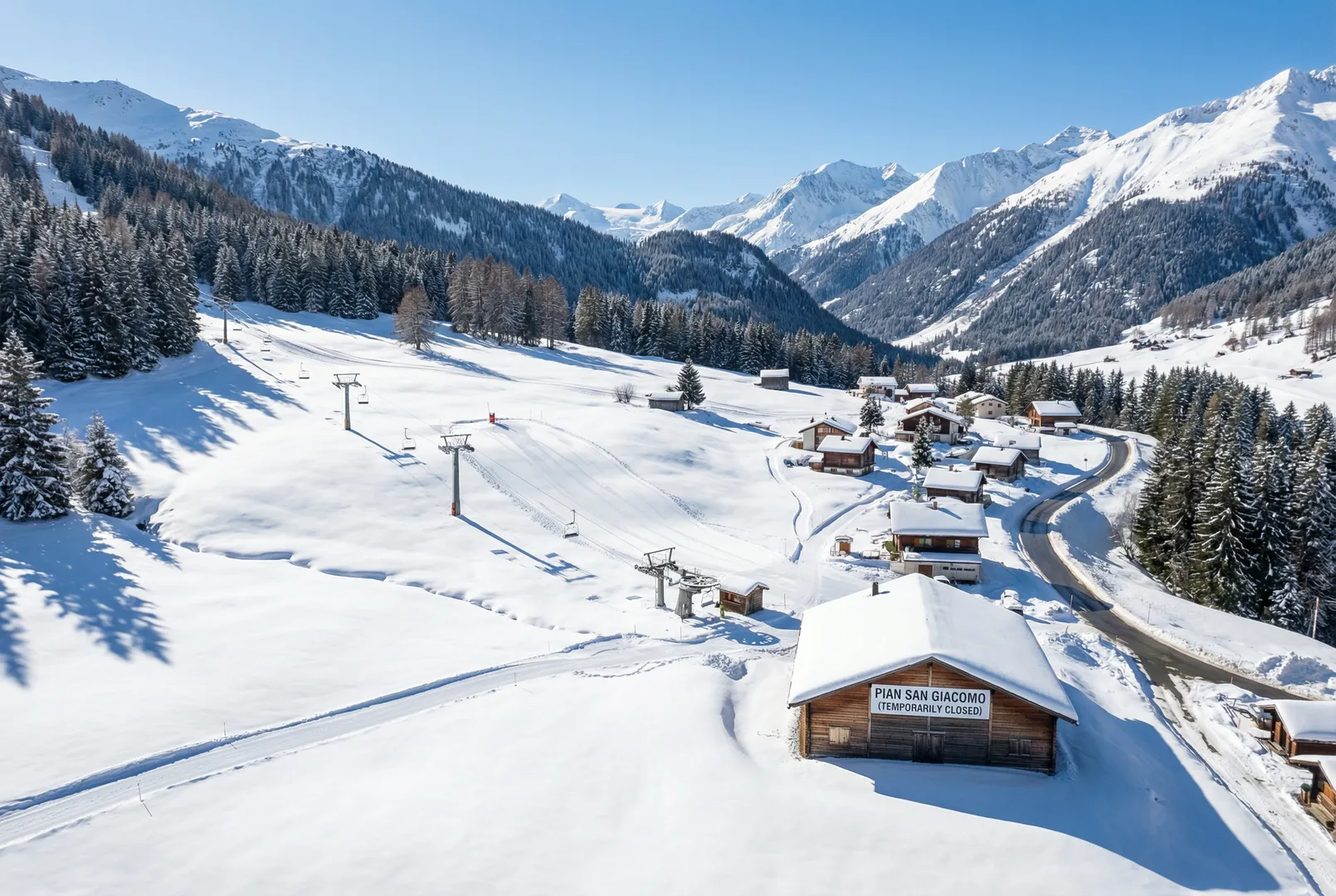 Pian San Giacomo(temporarily closed) ski resort