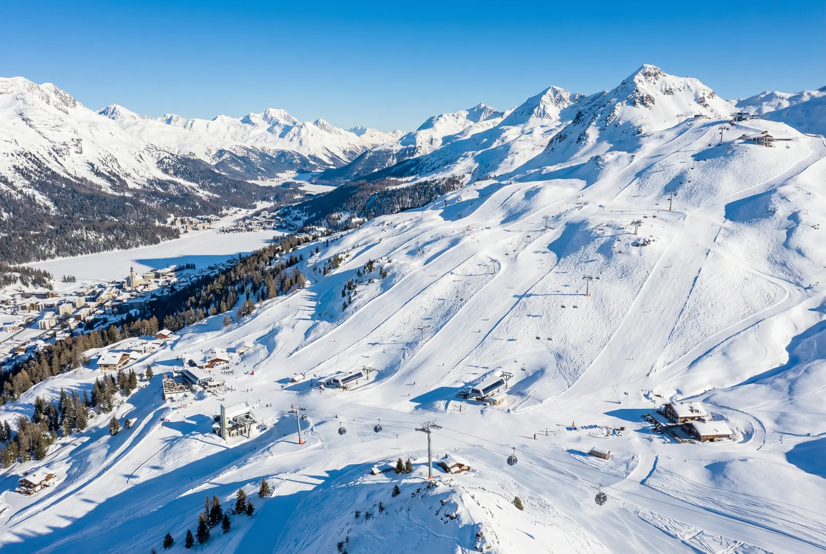 St. Moritz – Corviglia ski resort