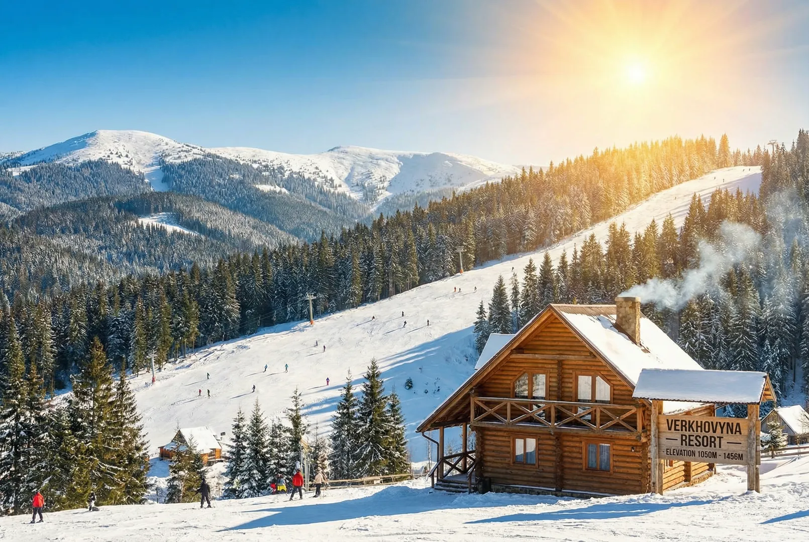 Verkhovyna ski resort