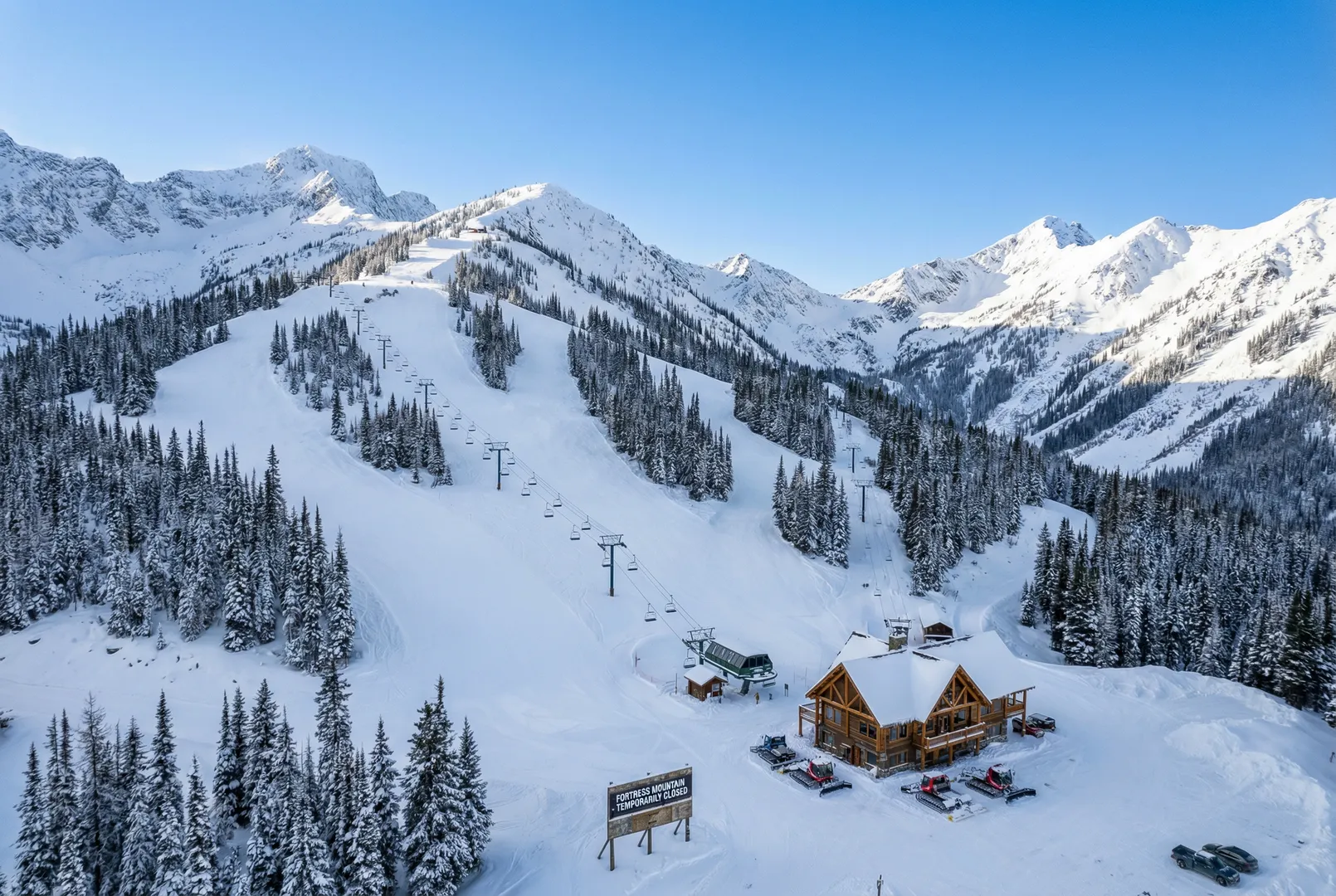 Fortress Mountain(temporarily closed) ski resort