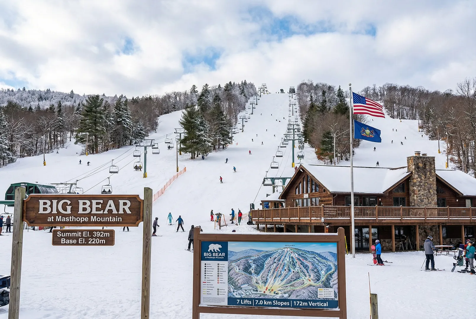 Big Bear at Masthope Mountain ski resort