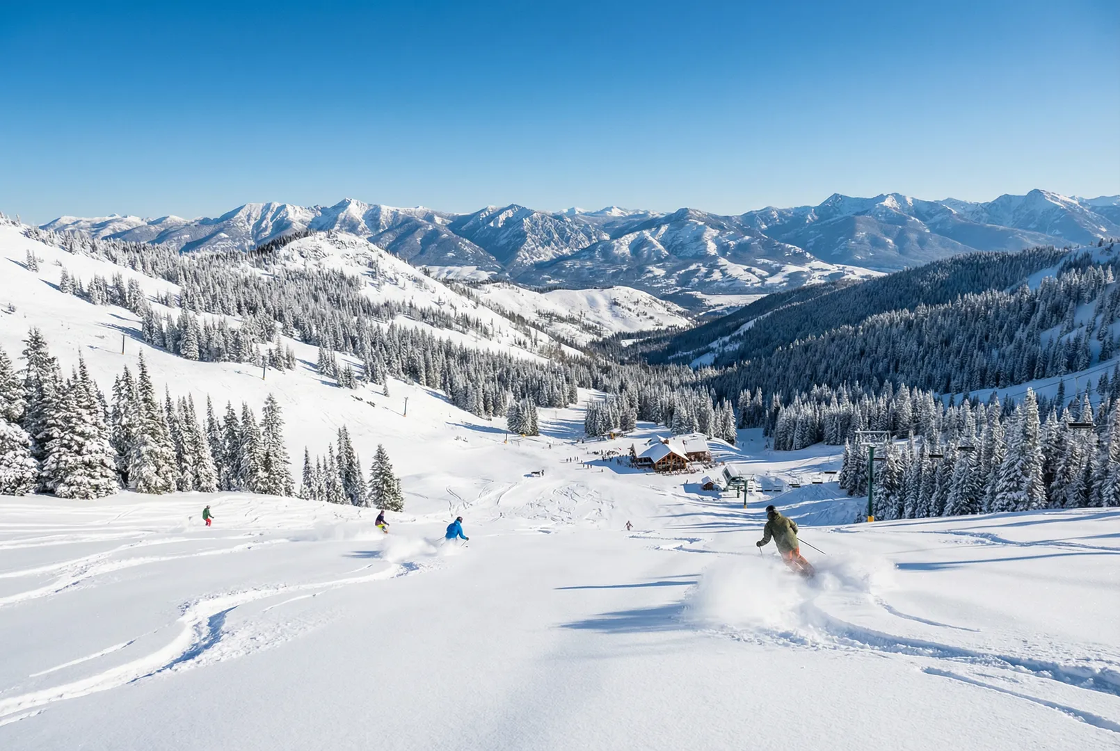 Lost Trail Powder Mountain ski resort