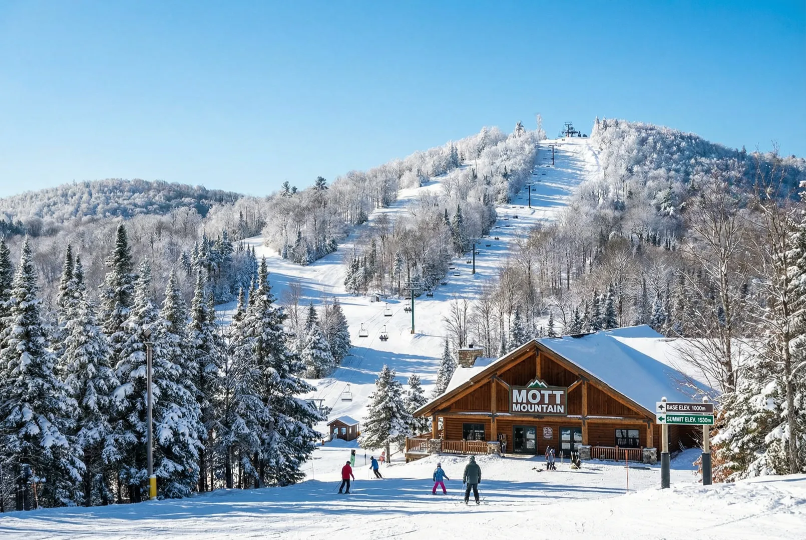 Mott Mountain ski resort