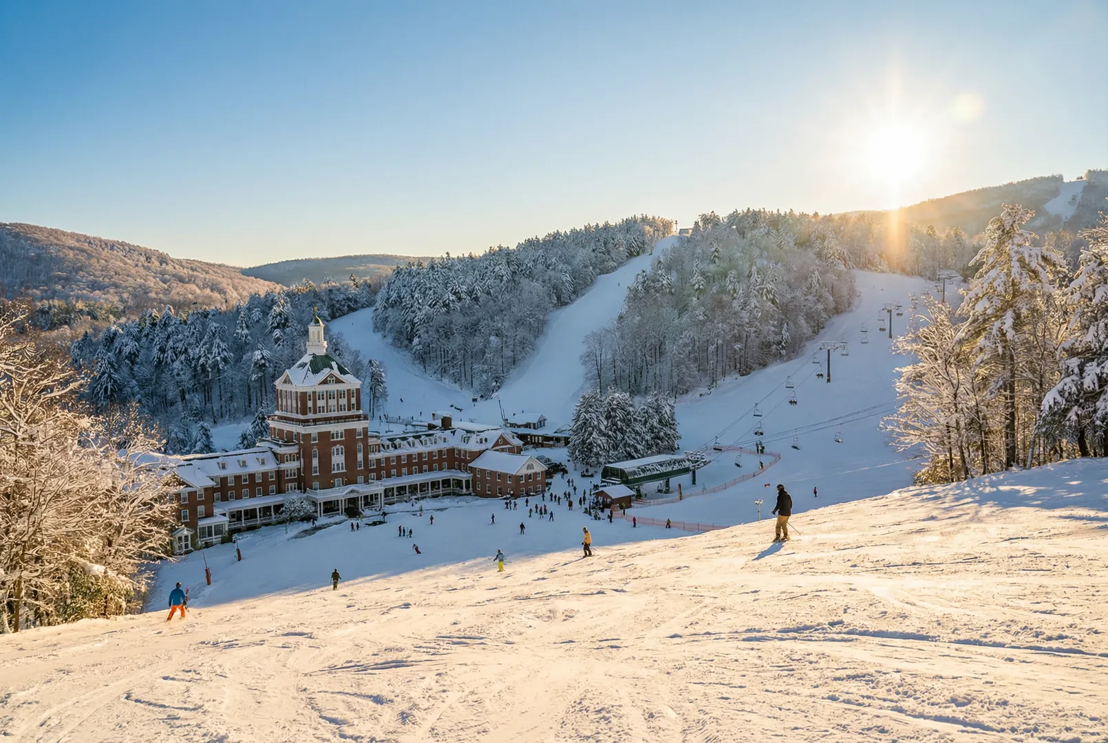 The Omni Homestead ski resort