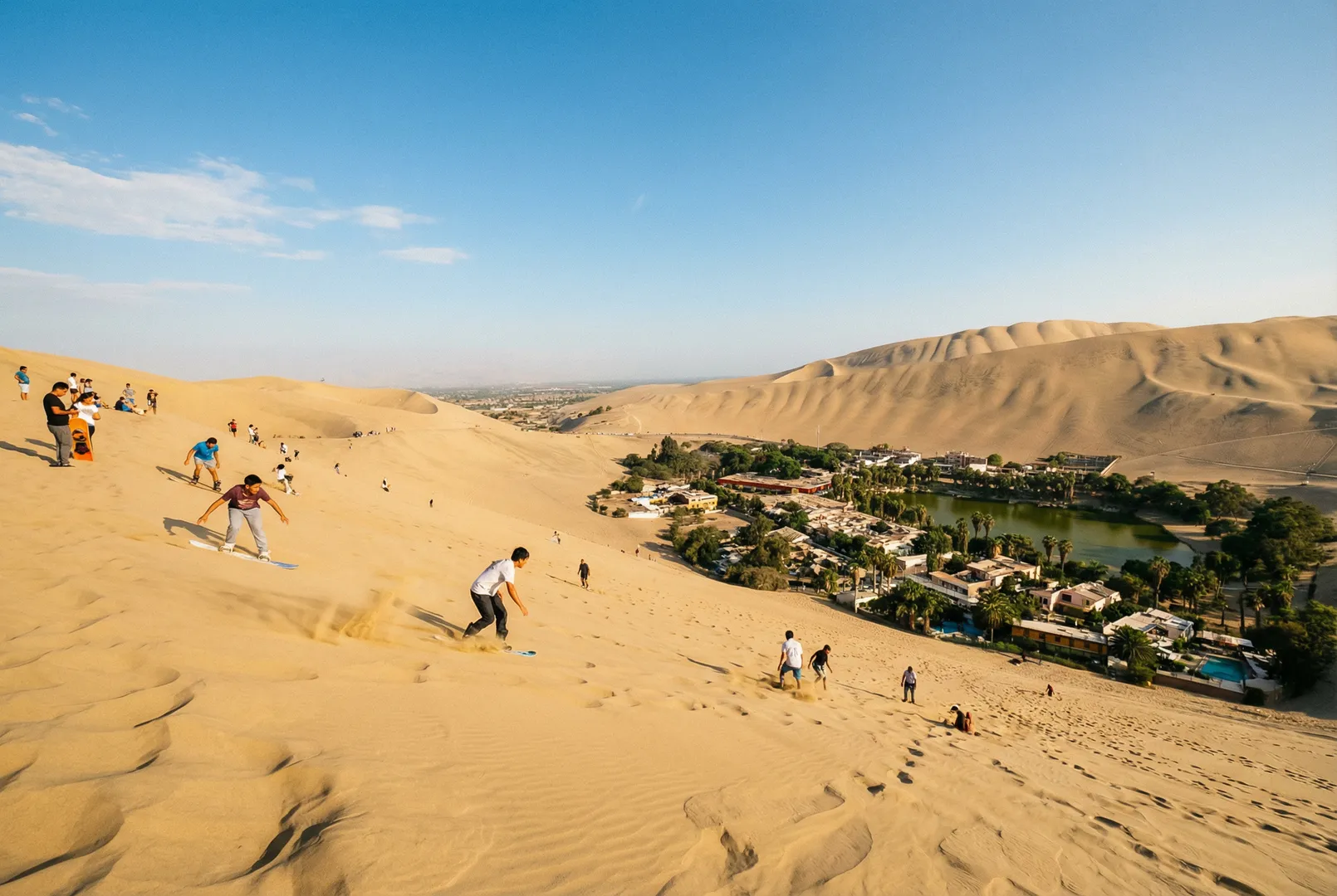 Sand ski area Huacachina