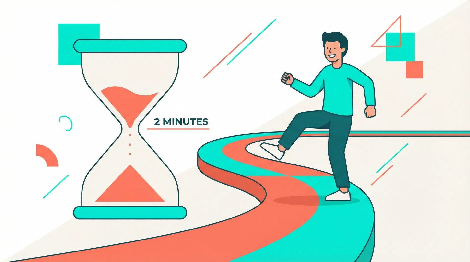 Bi Minutuko Araua: Nola Hasi Edozein Ohitura Borondaterik Gabe