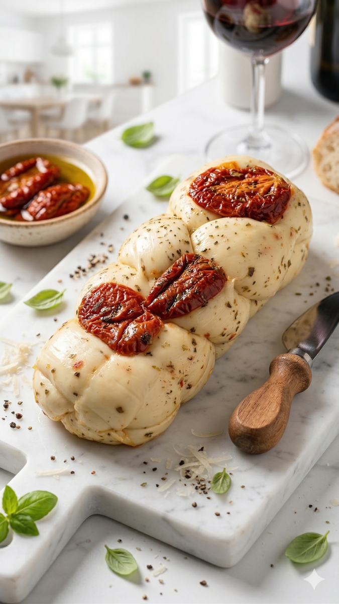 Muçarela Trança (Tomate Seco) 500g ±